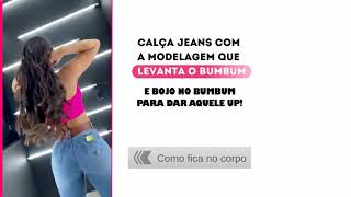 Calça jeans feminina levanta bumbum com bojo oxtreet  lançamentos inverno 2022 [upl. by Lyrpa830]