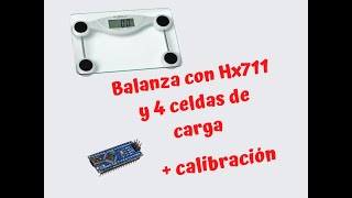 Balanza digital con arduino y calibración [upl. by Llenral]