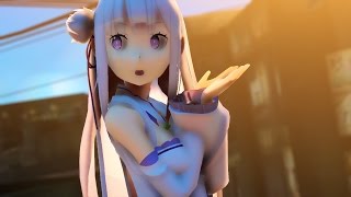 MMD 極楽浄土Gokuraku Jodo 【モデル配布】エミリア [upl. by Yelha]