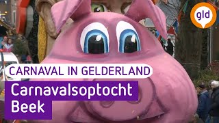 Carnaval in Gelderland 24 februari 2020  Optocht Beek [upl. by Mahtal]