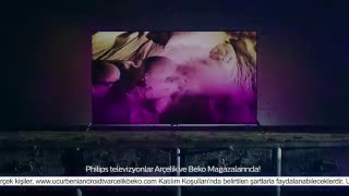 Philips Ambilight TV Arçelik Mağazalarında [upl. by Neenej802]