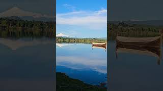 Un espejo el Lago Panguipulli Chile nature travel lake chile turismo holiday [upl. by Nylecyoj]