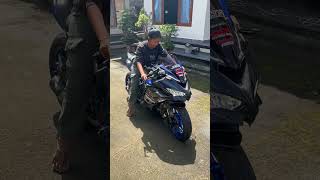 Test sound dan tes ride si hitam kawasaki zx25r zx10r motovlog [upl. by Fregger226]