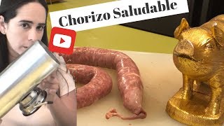 Chorizos Caseros en la Freidora de Aire  Homemade Sausage in Airfryer [upl. by Sivra406]