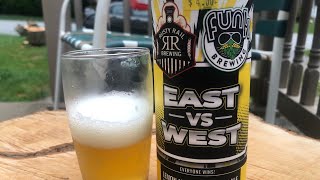 Beer Review East vs West by Rusty Rail Brewing in collaboration with Funk Brewing [upl. by Inoek]