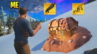 Fortnite But I Can ONLY Use Drakes Treasure Map [upl. by Yank]