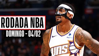 Bradley Beal BRILHA em vitória dos Suns contra os Wizards  Rodada NBA 0402 [upl. by Fridell]