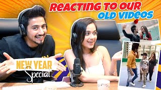 Reacting To Our Old Videos Ft Jannat Zubair  New Year Special  MrFaisu [upl. by Michella]