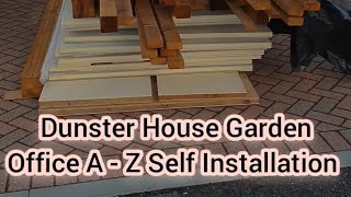 How to install Dunster House Garden Office A  Z 🏡🛠️ DIY HomeImprovement DunsterHouse1 [upl. by Merwyn]