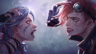 Jinx vs Vi  Showdown🍿 Music Enemy by Imagine Dragons Episode  3 arcane [upl. by Orsa]