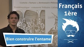 Bien construire lentame dans le commentaire composé au bac français [upl. by Su]