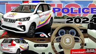 DOWNLOAD SUZUKI ERTIGA POLICE CAR MOD FOR BUS SIMULATOR INDONESIA  SUZUKI ERTIGA CAR MOD  BUSSID [upl. by Nairda]