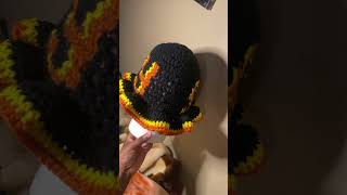 SPOOKY 👻 🎃 halloween crochet tapestrycrochet intarsia [upl. by Akirdnwahs761]