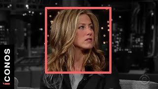 La incómoda entrevista de Jennifer Aniston con David Letterman  íconos [upl. by Drol]