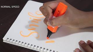 HIGHLIGHTERS  Modern Calligraphy  tagalogtutorial howtocalligraphy calligraphy [upl. by Airotcivairam]