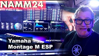 NAMM 2024  Yamaha  Montage M ESP Plugin [upl. by Sirron]