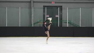 Anna Bagamanova  Novice Women Short Program  2025 Midwestern Sectional Singles Final [upl. by Airal410]