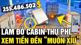 Làm đổ cabin TRẠM THU PHÍ tài xế xe tải XANH MẶT khi thấy hóa đơn PHẢI TRẢ  Tin Nhanh 3 Phút [upl. by Means]