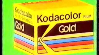 Kodackodacolor Gold film commercial 1987  motion graphics high speed photography 80s design [upl. by Sims731]