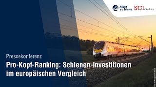 ProKopfRanking SchienenInvestitionen im europäischen Vergleich [upl. by Epoillac]