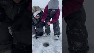 Ice Fishing on Honeoye Lake NY [upl. by Bluhm]