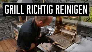 Grill sauber machen 🧽und Grillrost reinigen Wajos BBQ Grilltipps [upl. by Munford]