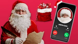 Santa Claus🎅Papá Noel📞 Para Que Tus Hijos Reciban Los Regalos De Navidad🎄🎁💝🦌 [upl. by Ydissak]