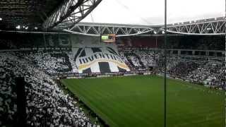 Juventus Stadium  Formazioni coreografia e inno  JuventusAtalanta  13052012 [upl. by Genisia]