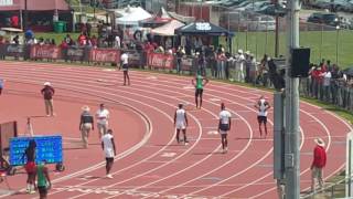 Caleb Jolivette and the Manvel Mavericks 125 4x2 at TSU relays 2017 [upl. by Wisnicki]