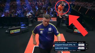 Luke Littler vs Krzysztof Ratajski Watergate Incident darts [upl. by Ogden]