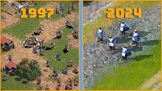 Evolution of Age of Empires  1997  2024 [upl. by Acirahs]