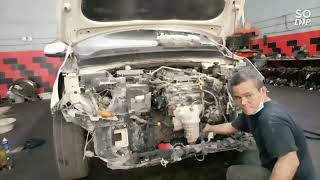 Kia carnival 2016model remove engine complete overhouling darel vlog darios tv [upl. by Selby513]