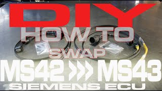 DIY SIEMENS MS42 TO MS43 EASY CONVERSION SWAP BY RACEMODE [upl. by Hiro521]