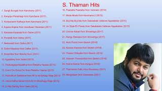 S Thaman Tamil Hit Songs  S Thaman Songs  Tamil Songs  AVKT Tamil Music World [upl. by Shayna338]