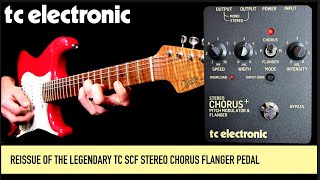 tc electronic SCF Stereo Chorus Flanger [upl. by Nerahs]