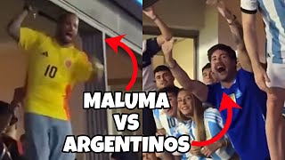 CRUCE entre ARGENTINOS vs COLOMBIANOS en la Copa América 2024 [upl. by Aiveneg711]