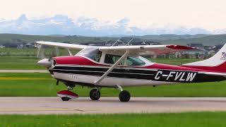 Plane spotting at Calgary Springbank airport June06 2024 [upl. by Aikcin389]