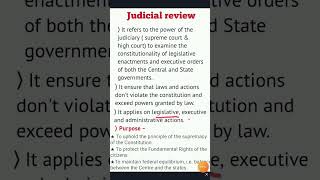 Judicial review law shortsvideo [upl. by Pickering763]