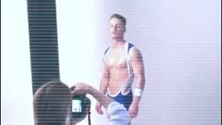 Behind the Scenes Wrestling Singlet 4 Hunks [upl. by Winnah308]