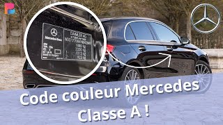 Comment trouver le code couleur de votre Mercedes Classe A [upl. by Weinrich]