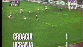 1997 November 15 Ukraine 1Croatia 1 World Cup qualifiermpg [upl. by Ynaffik]