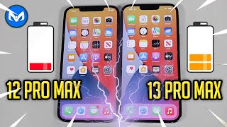 iPhone 13 Pro Max Vs iPhone 12 Pro Max PRUEBA BATERIA EXTREMA [upl. by Lap]