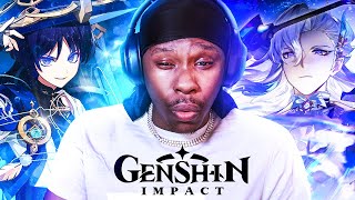 First Time REACTION to All GENSHIN IMPACT Version Trailers  3242 [upl. by Rubliw393]