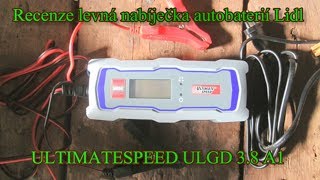 Recenze levná nabíječka autobaterií Lidl ULTIMATESPEED ULGD 3 8 A1 [upl. by Nauqahs]