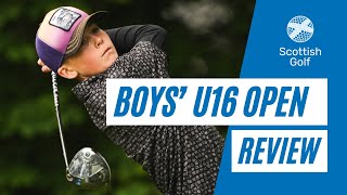 2024 Scottish Boys U16 Open 🏆🏴󠁧󠁢󠁳󠁣󠁴󠁿 Murrayshall ⛳️ [upl. by Legra838]