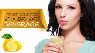 The Best Recipe To Lose Weight Lemon And Honey Drink [upl. by Chessa]