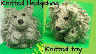 Knitted Toy tutorial Knitted Hedgehog [upl. by Niwle997]