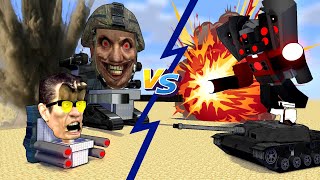 Minecraft Mobs  TITAN CAMERAMAN and SPEAKERMAN vs GIANT SKIBIDI TOILET GAME 2  Minecraft Animation [upl. by Monaco]