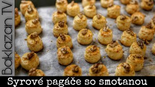 Syrové pagáče  tip na slaný snack  recept na jednoduché syrové pagáče so smotanou [upl. by Ettennil749]