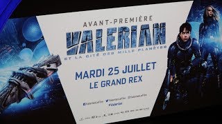 AvantPremière de Valérian au Grand Rex [upl. by Frisse53]